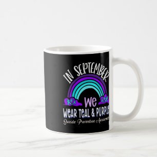 Im September tragen wir Aquamarinen Lila Ribbon-Su Kaffeetasse