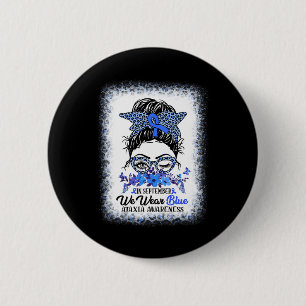 Im September tragen wir Blau Ataxie-Bewusstseins-M Button