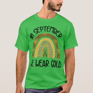 Im September tragen wir das Bewusstsein für den Kr T-Shirt
