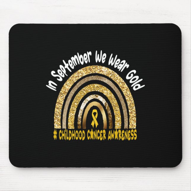 Im September tragen wir das Bewusstsein für Kinder Mousepad (Vorne)