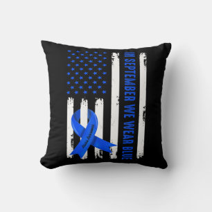 Im September tragen wir das blaue Band Ataxia Bewu Kissen