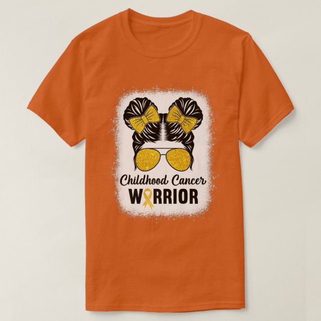 Im September tragen wir den Kinderkrebskrieger Gol T-Shirt (Design vorne)