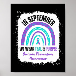 Im September tragen wir ein Aquamarines Lila Selbs Poster