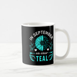 Im September tragen wir ein Aquamarines Ovarialkar Kaffeetasse