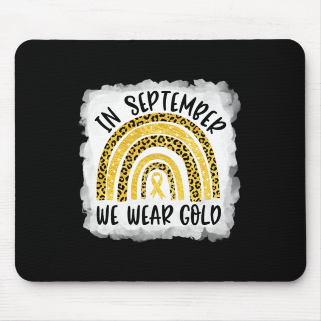 Im September tragen wir G Mousepad (Vorne)