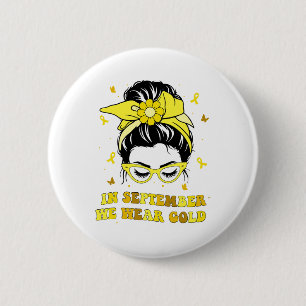 Im September tragen wir Gold - Bewusstsein für Kin Button