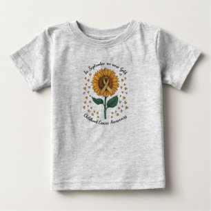 Im September tragen wir Gold Childhood Cancer Awar Baby T-shirt
