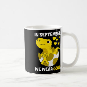 Im September tragen wir Gold Childhood Cancer Awar Kaffeetasse