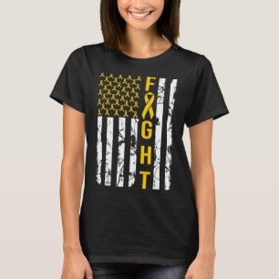 Im September tragen wir Gold Childhood Cancer T-Shirt