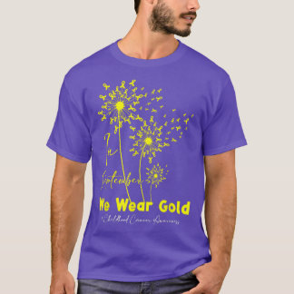 Im September tragen wir Gold für Krebs im Kindesal T-Shirt