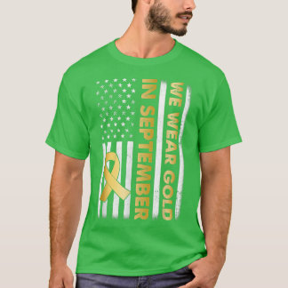 Im September tragen wir Gold - Kinder-Krebsgeschir T-Shirt