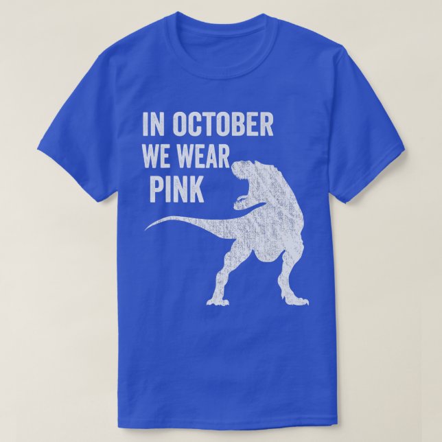 Im September tragen wir Gold Trex Kinderkrebs T-Shirt (Design vorne)