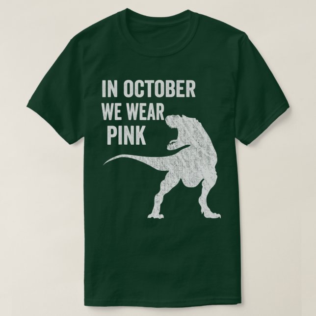 Im September tragen wir Gold Trex Kinderkrebs T-Shirt (Design vorne)