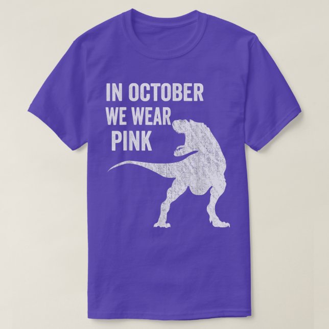 Im September tragen wir Gold Trex Kinderkrebs T-Shirt (Design vorne)