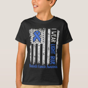 Im September tragen wir leichten blauen Prostatakr T-Shirt