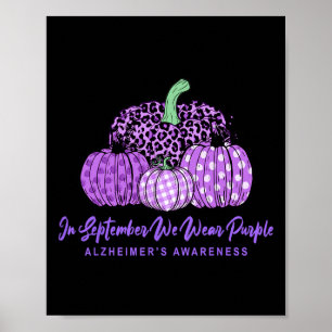 Im September tragen wir Lila für Heimerheimer Awar Poster