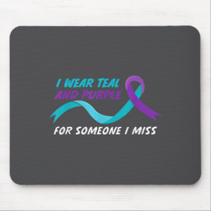 Im September tragen wir Türkis und Lila Selbstmord Mousepad