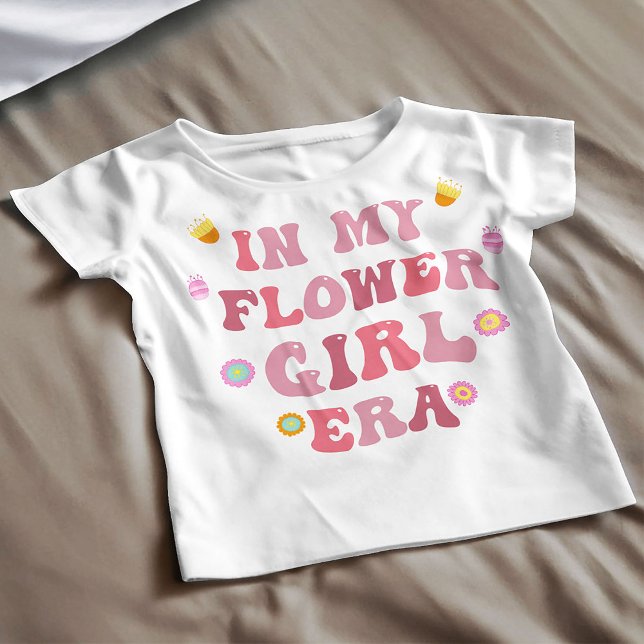 Im Shirt meiner Blütenära (In my flower girl era shirt, flower girl shirt, bridesmaid shirt, toddler flower shirt, baby flower)