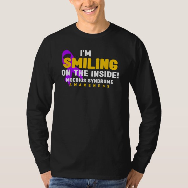 i'm Smiling On The Inside Moebius Syndrome Awarene T-Shirt (Vorderseite)