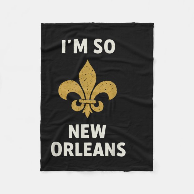 Im So New Orleans Fleecedecke (Vorderseite)
