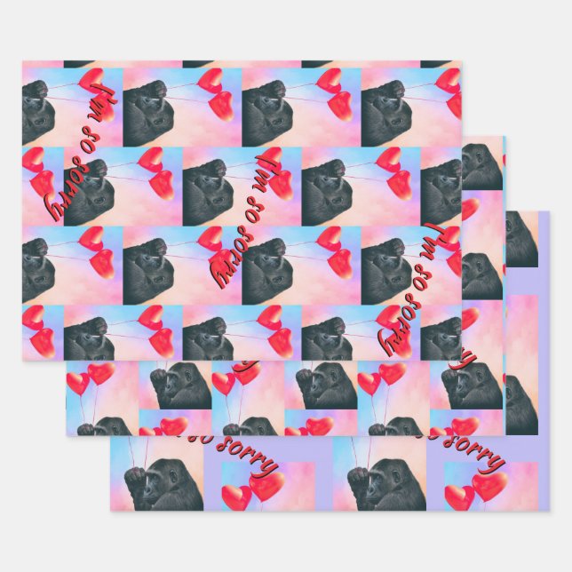 "I'm so sorry" Geschenkpapier Set (Set)