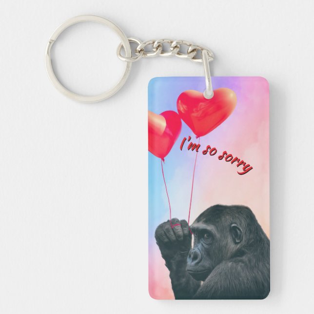 "I'm so sorry" Schlüsselanhänger (Vorderseite)