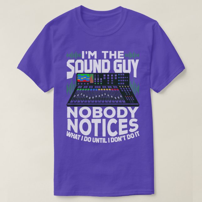 Im Sound Typ Audio Technician Geschenk T-Shirt (Design vorne)