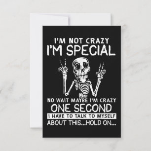 Im Special No Wait vielleicht im Crazy Skull RSVP Karte