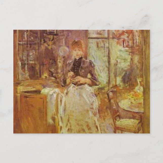 Im Speisesaal Postkarte (Vorderseite)