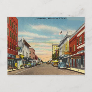 Im Stadtzentrum, Bradenton, Florida Postkarte