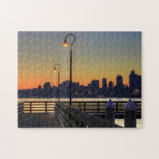 Im Stadtzentrum gelegene Skyline Seattles (Horizontal)