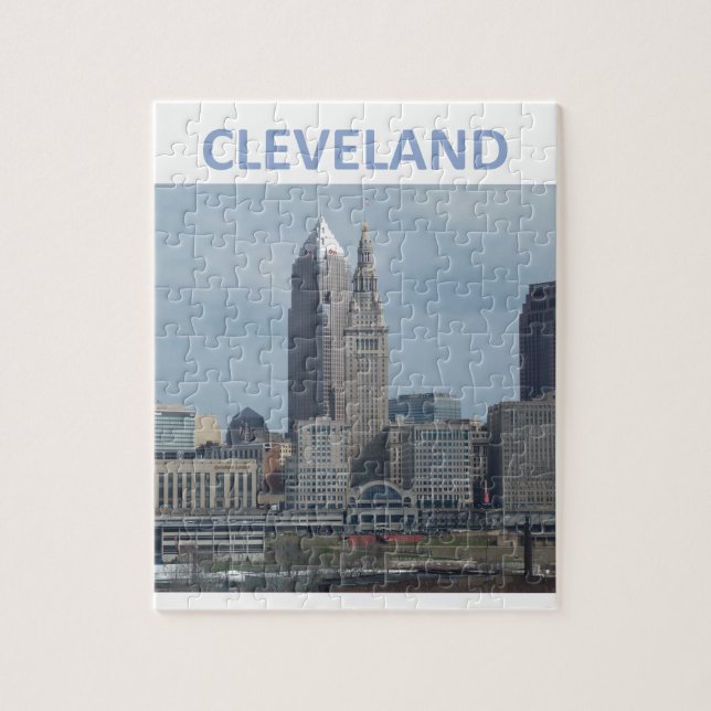 Im Stadtzentrum gelegenes Cleveland (Vertikal)