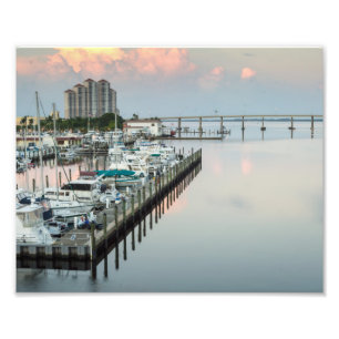 Im Stadtzentrum gelegenes Fort Myers Florida am Fotodruck