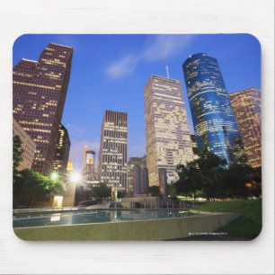 Im Stadtzentrum gelegenes Houston, Texas Mousepad