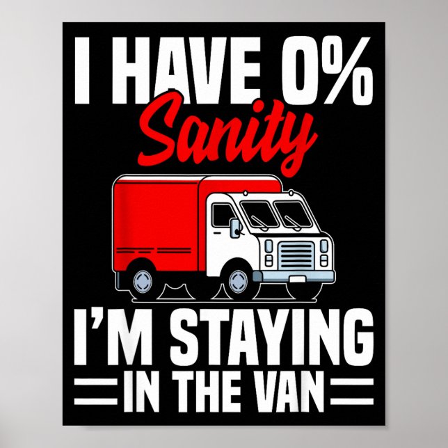 I'm Staying In Tha Van Phasmophobia Funny Gamer Me Poster (Vorne)
