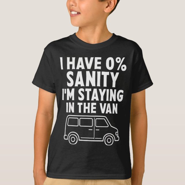 I'm Staying In Tha Van Phasmophobia Funny Gamer Me T-Shirt (Vorderseite)