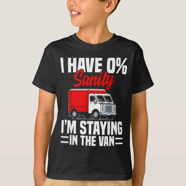 I'm Staying In Tha Van Phasmophobia Funny Gamer Me T-Shirt (Vorderseite)