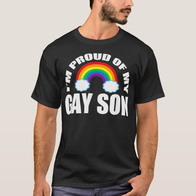 Im Stolz auf meinen Gay Son  T-Shirt (Vorderseite)