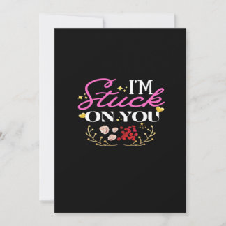 Im Stuck On You Frohen Valentinstag Herzlichen Gru Feiertagskarte