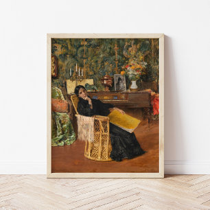Im Studio   William Merritt Chase Poster