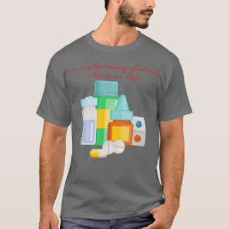 Im Studium der Pharmazie habe ich kein Leben Red 1 T-Shirt
