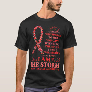 Im Sturm Starke Rote Frauen Herzkrankheit Aware T-Shirt