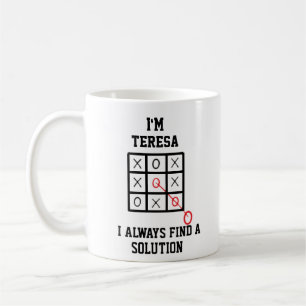 Im Teresa finde ich immer eine Lösung-Tasse Kaffeetasse