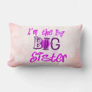I'm the Big Sister Lumbar Pillow Lendenkissen