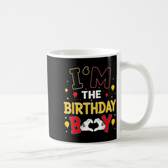 I'm The Birthday Boy Matching Family Birthday Part Kaffeetasse (Rechts)