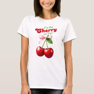 I'm the Cherry on Top - Kirschen mit rosa Schleife