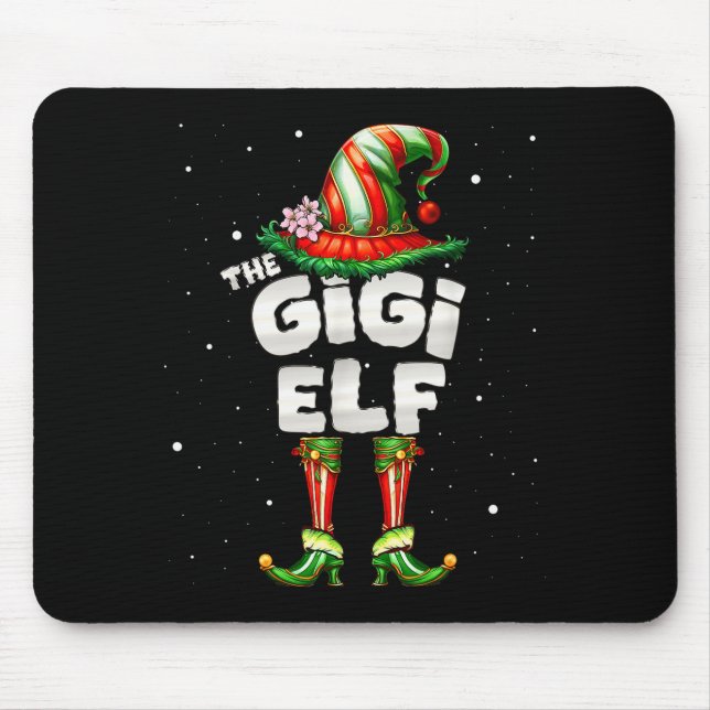 I'm The Gigi Elf Family Matching Group Christmas  Mousepad (Vorne)