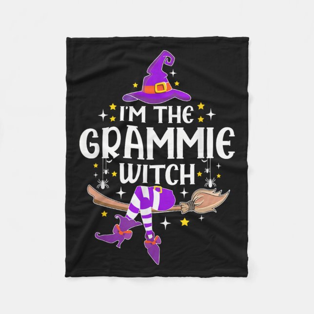 Im The Grammie Witch Halloween Matching Group Cost Fleecedecke (Vorderseite)