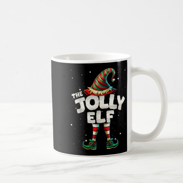 I'm The Jolly Elf Family Matching Group Christmas  Kaffeetasse (Rechts)