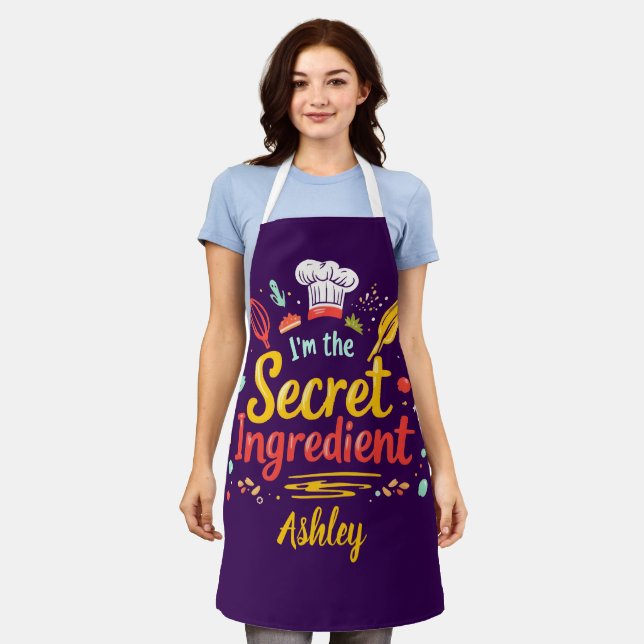"I'm the Secret Ingredient" tablier personnalisabl (Porté)